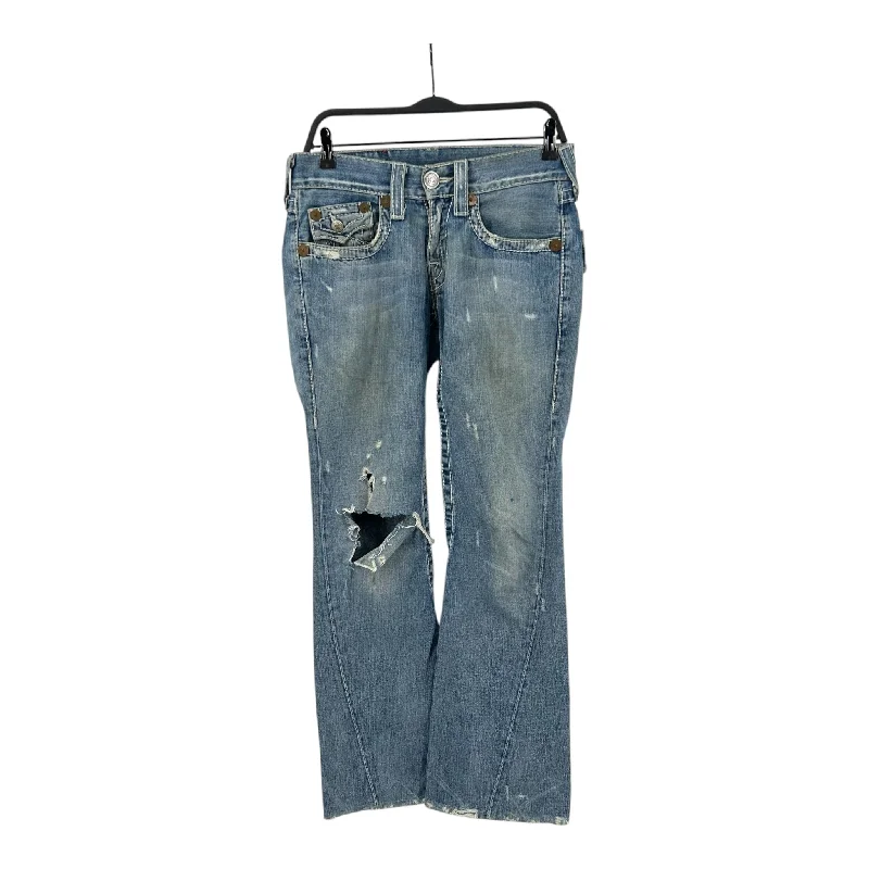 TRUE RELIGION/Straight Pants/Blue/Cotton/