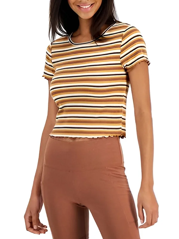 Women's Striped Casual Top,Multi