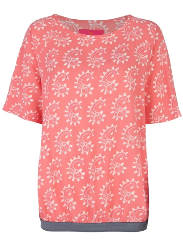 Women's Graphic Printed Top,Pink