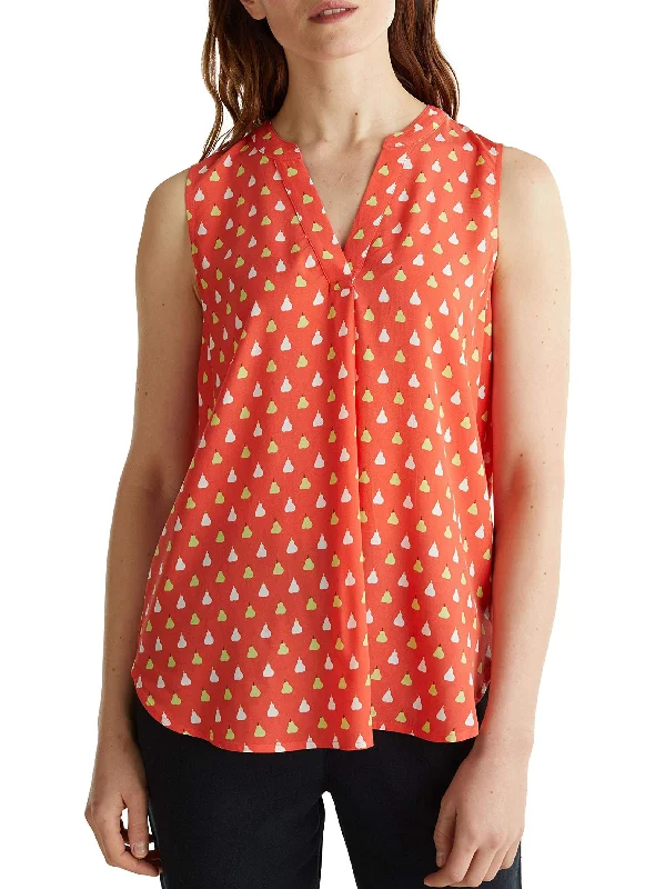 Women's Fruit Print Blouse,Multi