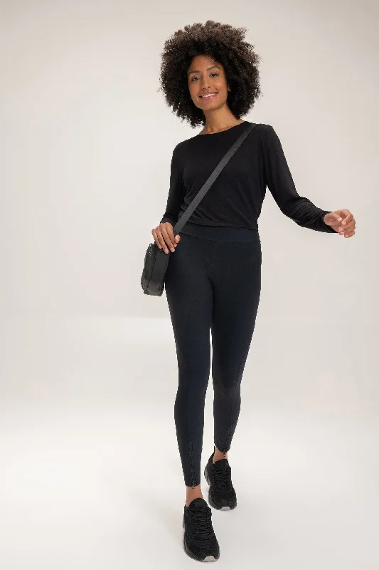 Active Zip Leggings Vintage Women's 1970S 