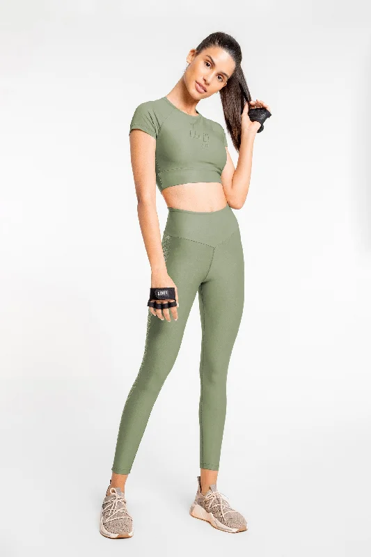 Holographic L! Legging Laid - back Women's Vibe