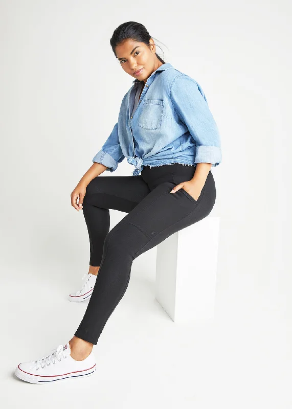 Rachel Shaping Legging with Side Pockets - Cotton Stretch Artistic Women's Avant - 