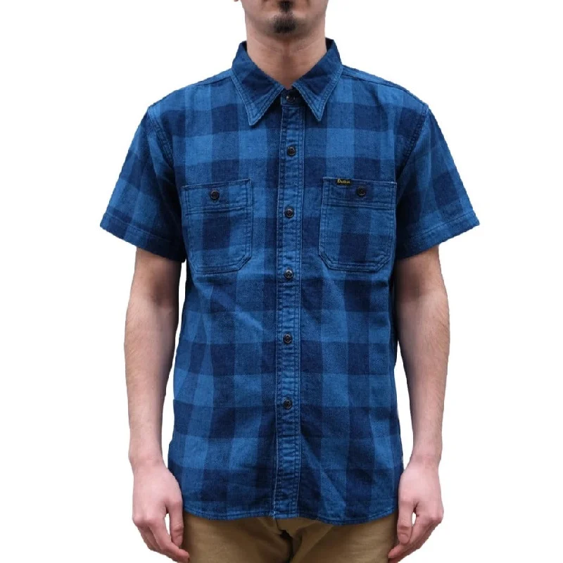 Studio D'Artisan Indigo Dyed S/S Check Shirt