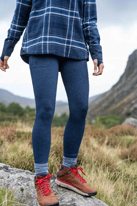 Thermal Outdoor Leggings - Blueberry Sophisticated Women's Tailored