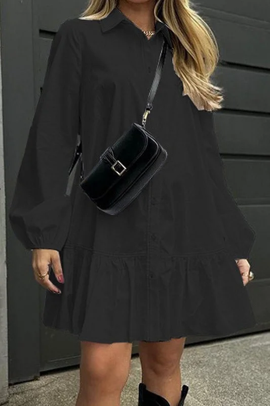 WOMEN LONG SLEEVE LIGHTWEIGHT A LING MINI DRESS Athletic Women's High - 