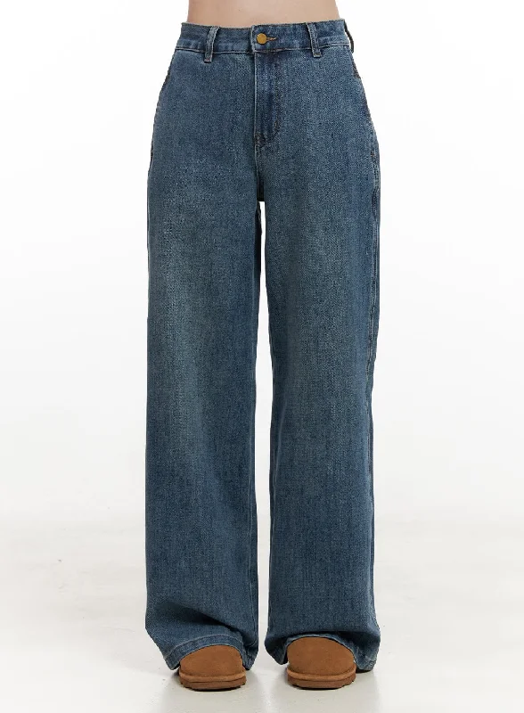 Crystal Wide-Leg Jeans ON422