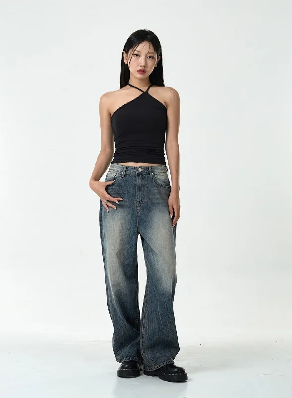 Washed Denim Pants CG10